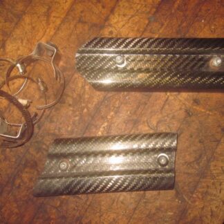 Ducati 916, 748, 996, 998 Exhaust Heat Shields Carbon Fiber CF